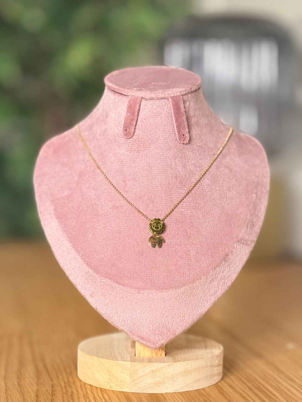 The Leo Charm Ball-Chain Necklace