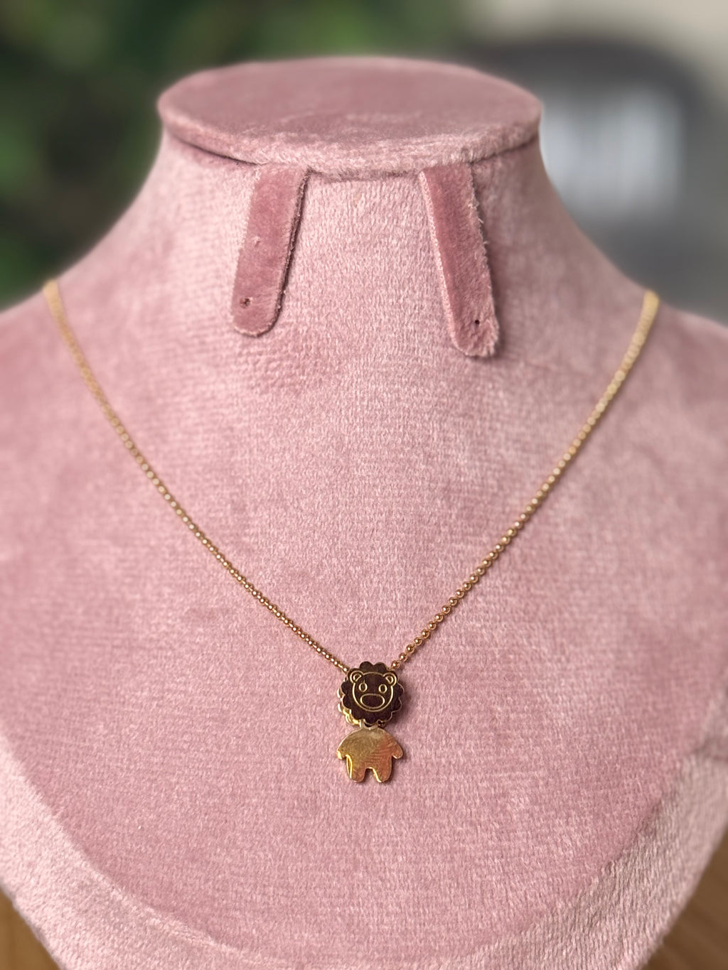 The Leo Charm Ball-Chain Necklace
