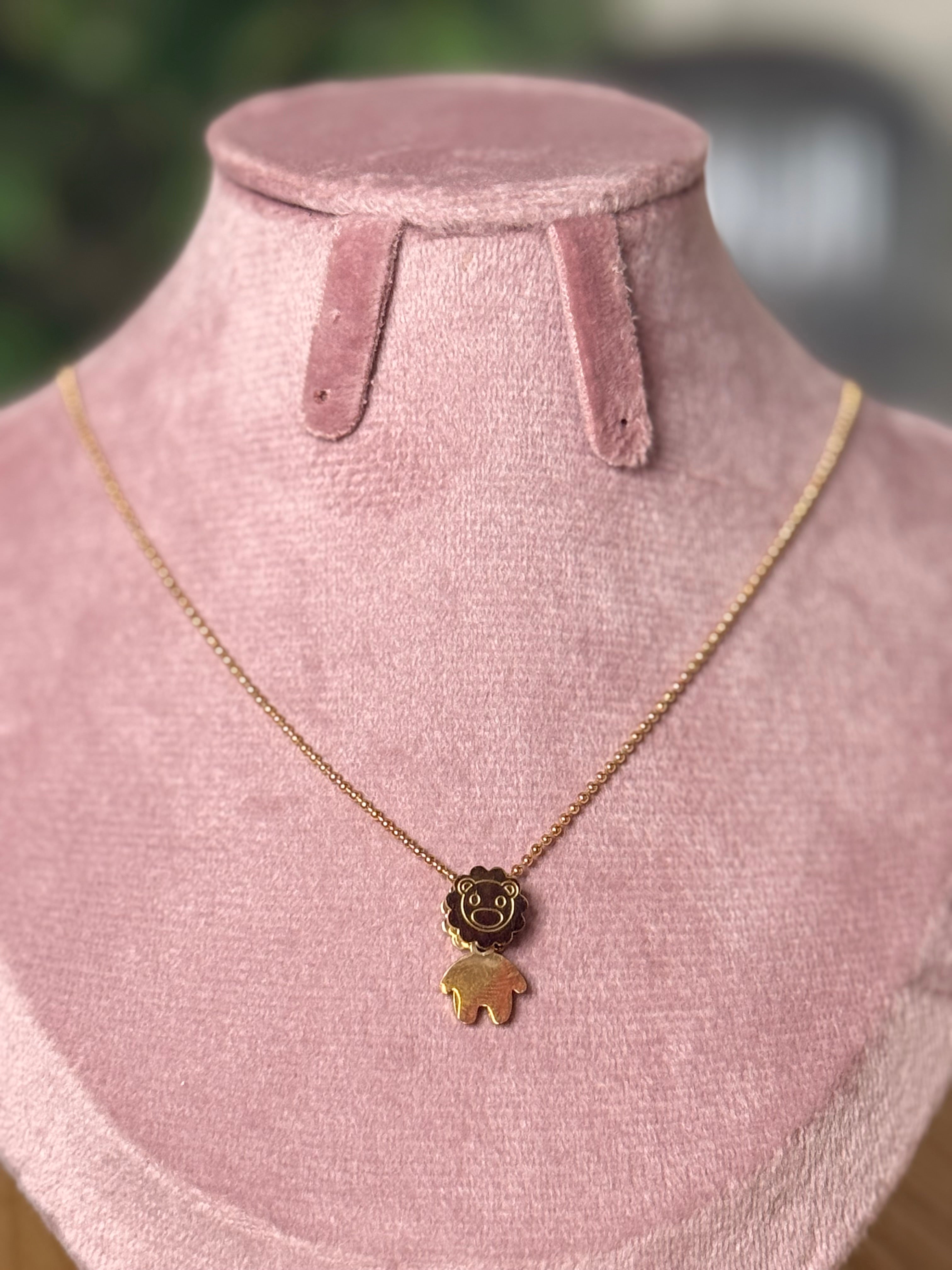 The Leo Charm Ball-Chain Necklace