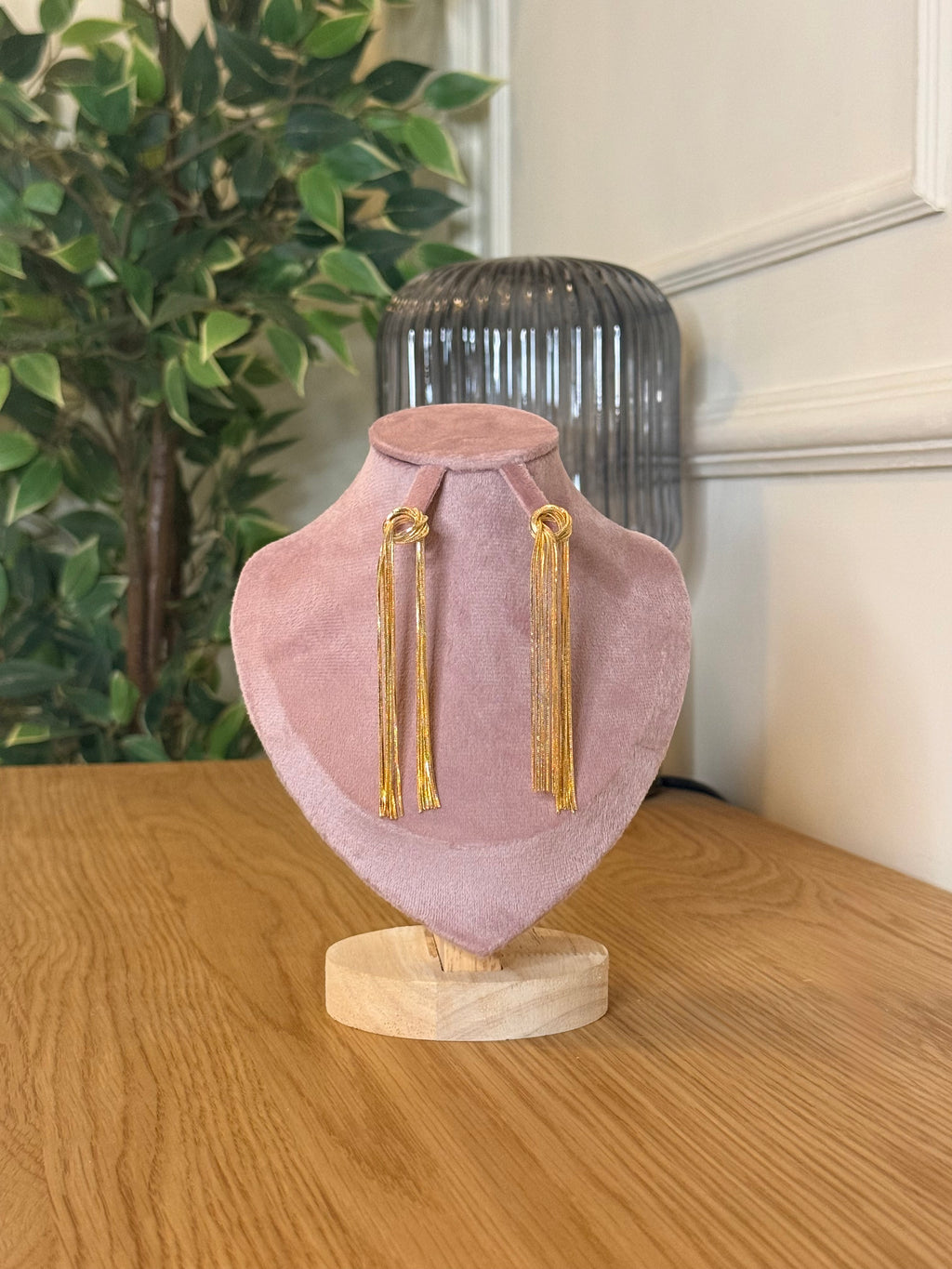 The Liquid Gold Tassel Earrings