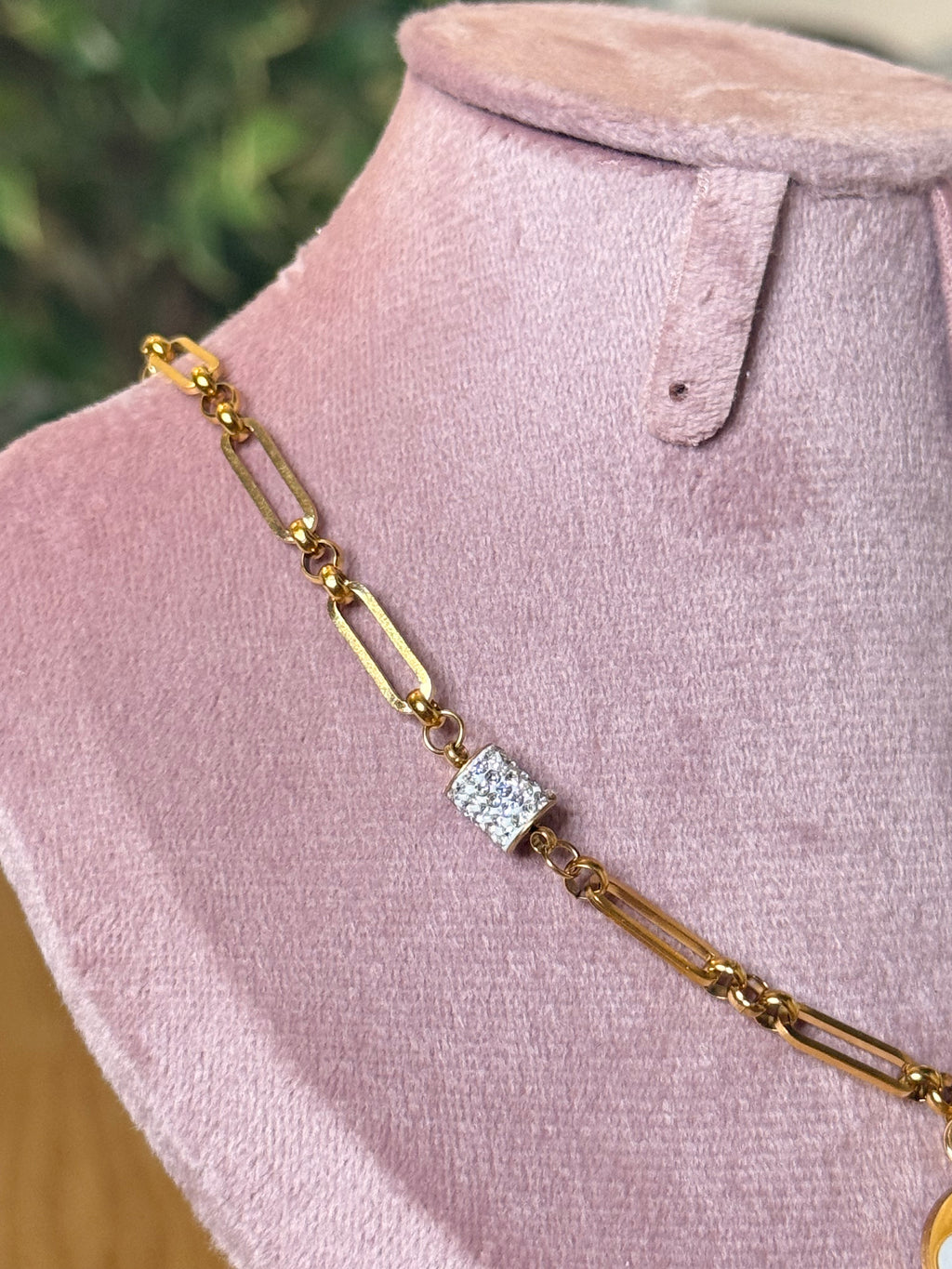 The Monogram Clover Link Necklace