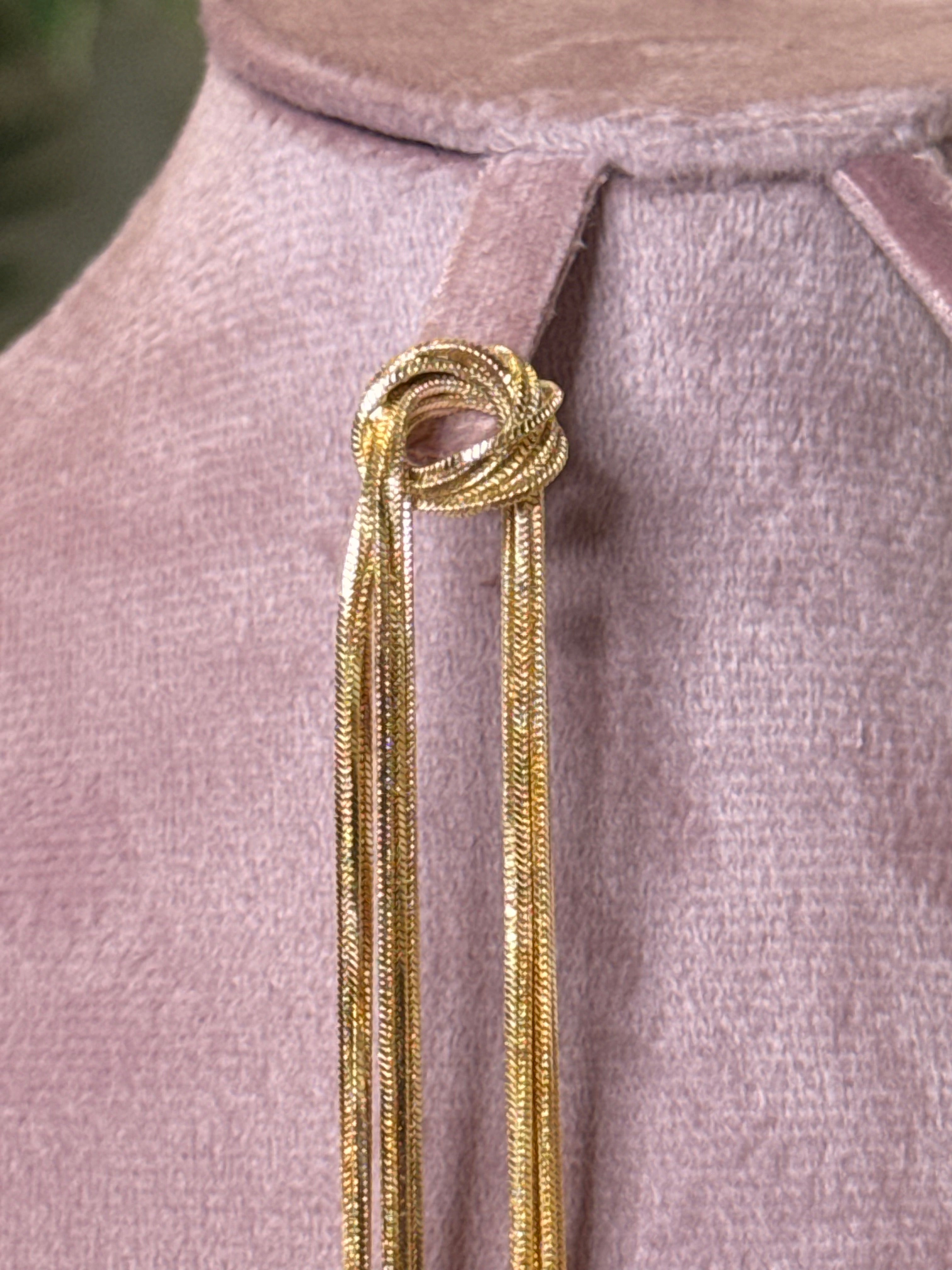 The Liquid Gold Tassel Earrings