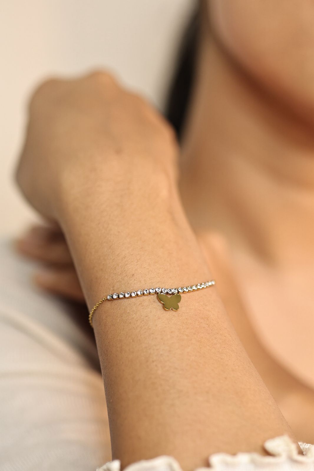 Luxe Butterfly Charm Bracelet