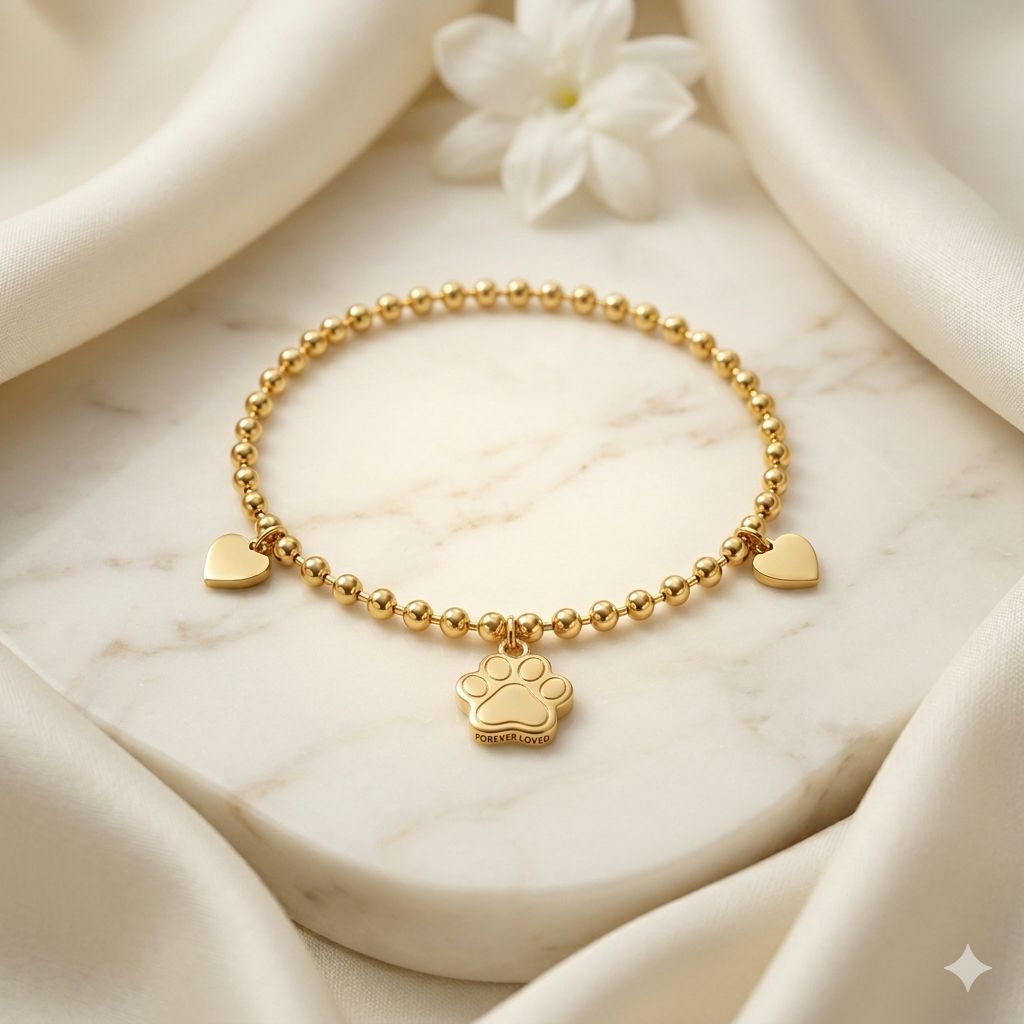 Forever Loved Paw Bracelet