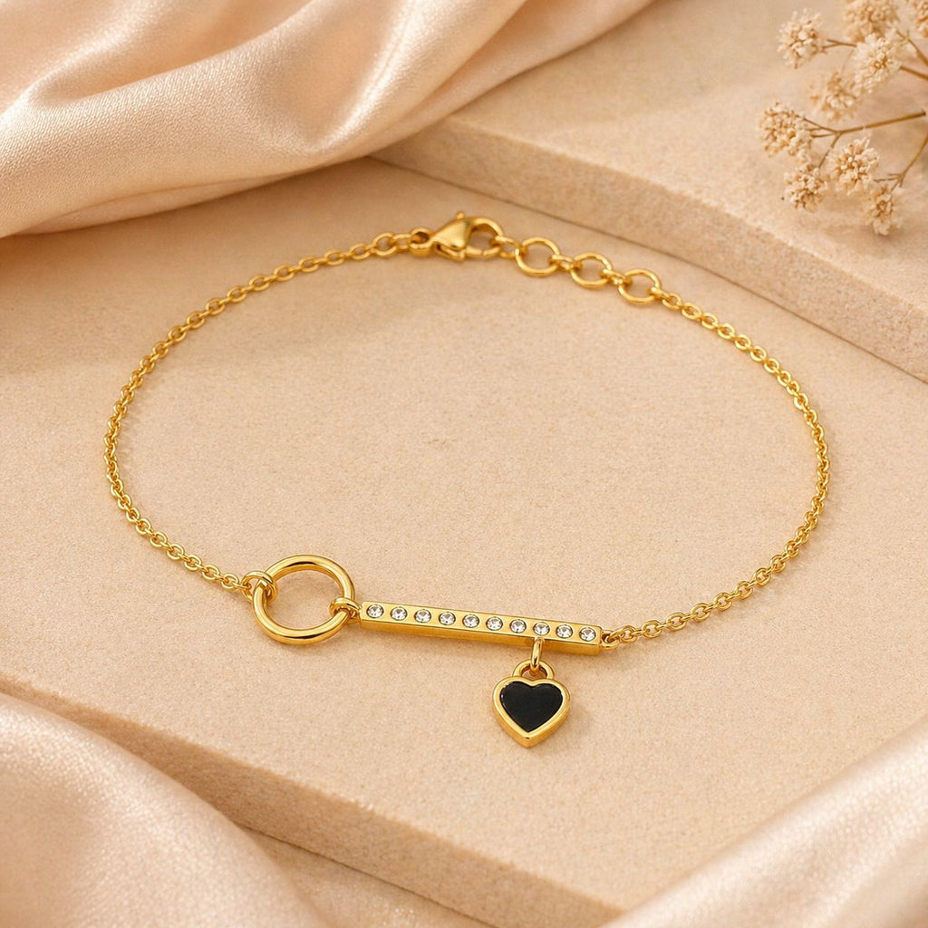 Midnight Heart Luxe Bracelet