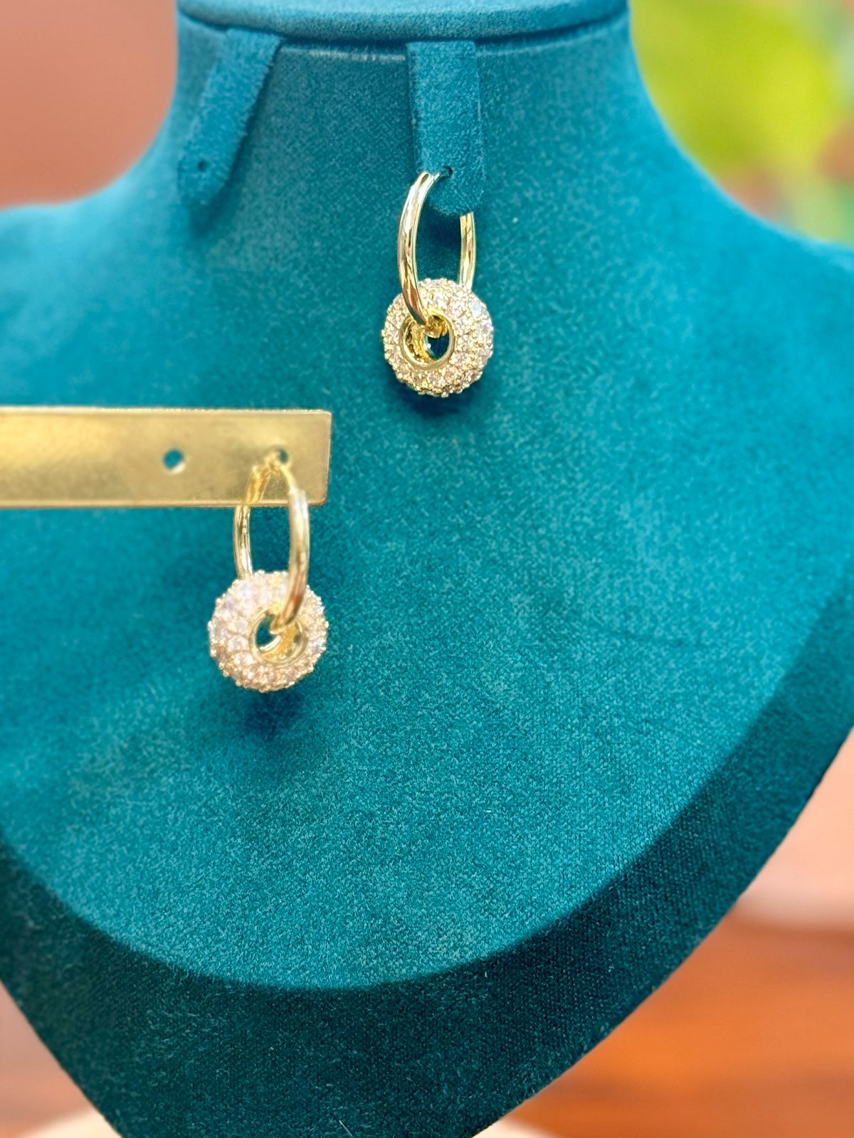 Luxe Halo Hoop Earrings