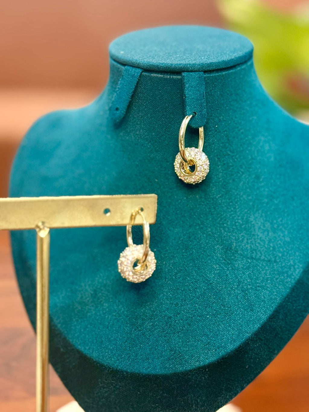 Luxe Halo Hoop Earrings