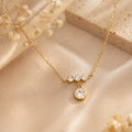 Trinity Spark Drop Necklace